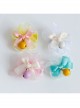 Festival fashion cute birthday one year old white lace flower pink rabbit female baby child princess hairband