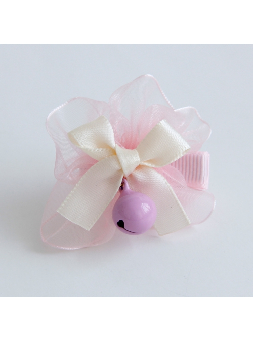 Festival fashion cute birthday one year old white lace flower pink rabbit female baby child princess hairband