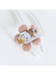 Fashion Cartoon Kitten Pink Flower Cute Princess Baby One-Year-Old Birthday Female Elastic Hair Band