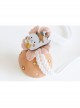 Fashion Cartoon Kitten Pink Flower Cute Princess Baby One-Year-Old Birthday Female Elastic Hair Band
