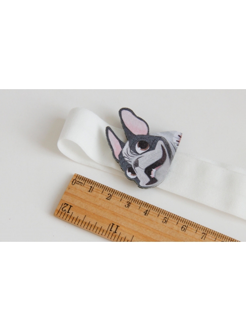 Fashion One-Year-Old Birthday Cute Cartoon Puppy Stretch Baby Girl Child Soft Hairband