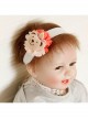Fashion Cute Holiday Birthday Baby Child Cartoon Bear Pink Flower Hair Band
