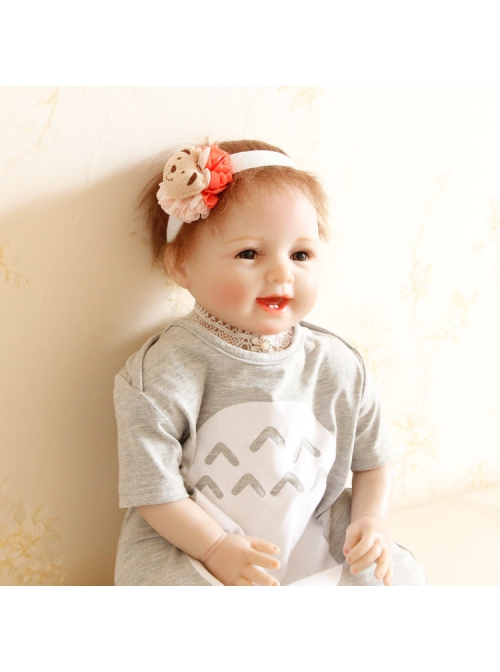Fashion Cute Holiday Birthday Baby Child Cartoon Bear Pink Flower Hair Band