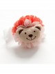 Fashion Cute Holiday Birthday Baby Child Cartoon Bear Pink Flower Hair Band