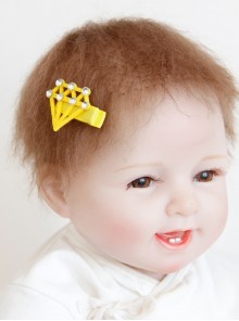 Cute Fashion Princess Fabric Diamond Cute Lady Girl Baby Hairpin