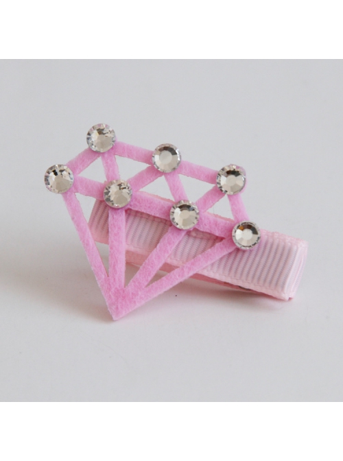 Cute Fashion Princess Fabric Diamond Cute Lady Girl Baby Hairpin