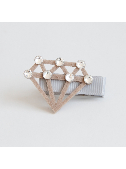 Cute Fashion Princess Fabric Diamond Cute Lady Girl Baby Hairpin