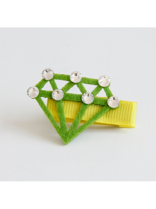 Cute Fashion Princess Fabric Diamond Cute Lady Girl Baby Hairpin