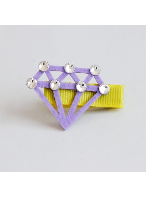 Cute Fashion Princess Fabric Diamond Cute Lady Girl Baby Hairpin