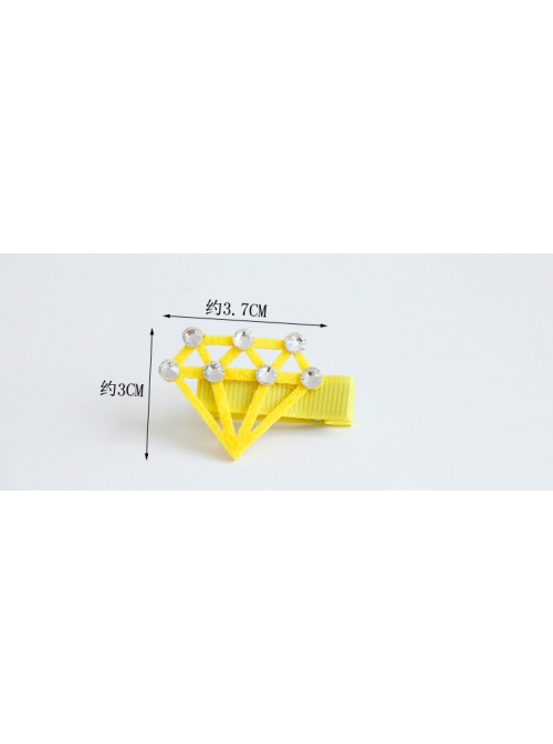 Cute Fashion Princess Fabric Diamond Cute Lady Girl Baby Hairpin