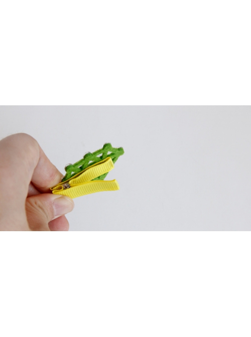 Cute Fashion Princess Fabric Diamond Cute Lady Girl Baby Hairpin