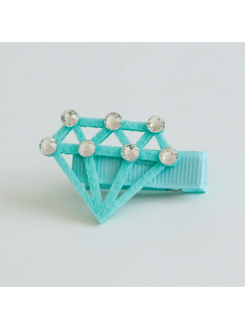Cute Fashion Princess Fabric Diamond Cute Lady Girl Baby Hairpin