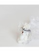 Fashion Cute White Lace Butterfly Bear Birthday Holiday Stretch Baby Girl Hairband