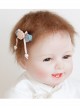 Cute Fashion Bows Pearls Pink Flowers Leaves Show Cute Girls Hairpins