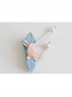 Cute Fashion Bows Pearls Pink Flowers Leaves Show Cute Girls Hairpins