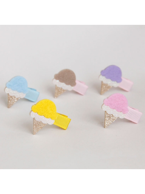 Ice Cream Shiny Fashion Cute Girl Princess Baby Birthday Hairpin