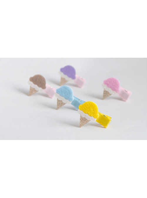 Ice Cream Shiny Fashion Cute Girl Princess Baby Birthday Hairpin