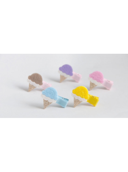 Ice Cream Shiny Fashion Cute Girl Princess Baby Birthday Hairpin