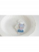 Fashion Cute Holiday Birthday White Lace Flower Cartoon Cute Girl Baby Hairband