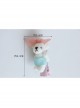 Bear Cartoon Fashion Cute Pink Bow Personality Handmade Girls Princess Hairpin