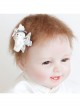 Cute Fashion White Lace Butterfly Bear Girl Birthday Party Hairpin