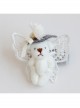 Cute Fashion White Lace Butterfly Bear Girl Birthday Party Hairpin