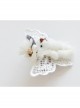 Cute Fashion White Lace Butterfly Bear Girl Birthday Party Hairpin