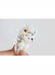 Cute Fashion White Lace Butterfly Bear Girl Birthday Party Hairpin