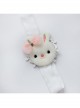 Cute Fashion Plush White Rabbit Lace Bow Baby Birthday Holiday Girls Hairband