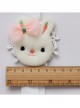 Cute Fashion Plush White Rabbit Lace Bow Baby Birthday Holiday Girls Hairband