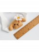 Cute Fashion Trend Cartoon Animal Brown Plush Dog White Flower Female Hair Band
