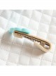 Trend Fashion Cute Simple Blue Wings Baby Girl Cute Christmas Hairpin