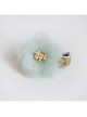 Dreamy Fashion Cute Net Yarn Flowers Girls Baby Birthday Fabric Half-Wrapped Hairpin