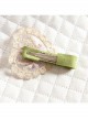 Fashion Cute Retro Christmas Golden Lace Love Purple Flowers Girl Baby Green Hairpin