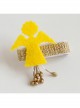 Cute Fashion Simple Little Angel Golden Flower Core Baby Girl Christmas Thanksgiving Hairpin