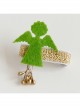 Cute Fashion Simple Little Angel Golden Flower Core Baby Girl Christmas Thanksgiving Hairpin