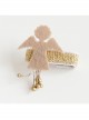 Cute Fashion Simple Little Angel Golden Flower Core Baby Girl Christmas Thanksgiving Hairpin
