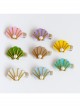 Fabric Fashion Cute Shell Pearl Golden Lace Girls Baby Seaside Travel Hairpin