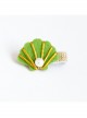 Fabric Fashion Cute Shell Pearl Golden Lace Girls Baby Seaside Travel Hairpin