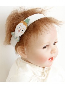 Cartoon Pineapple Head Portrait Fashion Cute Personality Baby Girl Elastic Hair Band