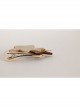 Baby Girl Fashion Cute Golden Grid Coffee Color Stars Retro Hairpin