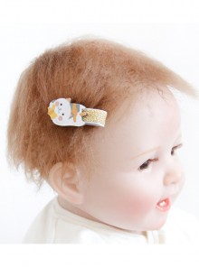 Cartoon Kitten Fashion Mini Animal Cloth Baby Girl Cute Golden Hairpin