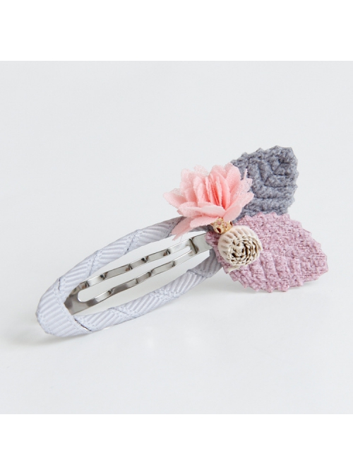 Cute Fashion Elegant Colored Leaves Flowers Children Little Girls Baby Hairpin