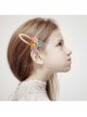 Cute Fashion Elegant Colored Leaves Flowers Children Little Girls Baby Hairpin