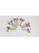 Cute Fashion Elegant Colored Leaves Flowers Children Little Girls Baby Hairpin