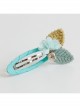 Cute Fashion Elegant Colored Leaves Flowers Children Little Girls Baby Hairpin