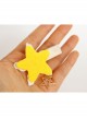 Cute Fashion Yellow Star White Lace Child Female Baby Hairpin