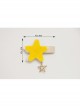 Cute Fashion Yellow Star White Lace Child Female Baby Hairpin