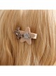 Alloy Crown Plaid Bowknot Coffee Stars Cute Fashion Trend Children Girls Baby Hairpins