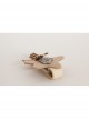 Alloy Crown Plaid Bowknot Coffee Stars Cute Fashion Trend Children Girls Baby Hairpins